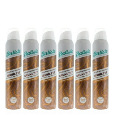 Batiste Dry Shampoo Brunette 200ml 6-Pack Instant Hair Refresh Color Cleanse