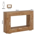 thumbnail image 5 of Barara King Console Table, Entryway Table, Console Sofa Table, Display Shelf,Farmhouse Console Table, 47" Wood Entryway Sofa Table with Storage,Brown, 5 of 6