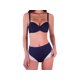 thumbnail image 1 of Panty faja vintage control de vientre 2 piezas azul con blanco G I Love Shape 1008, 1 of 2