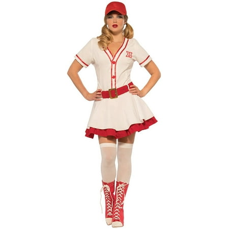 Baseball Sweetie Womens Costume A League Of Their Own Movie Dress Dottie Peaches