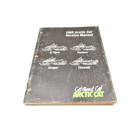 Car Service Manual - Arctic Cat 2254-453 88 El Tigre Pantera Cougar Cheetah Service Manual QTY 1