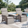 thumbnail image 2 of Bellefurn Versatile Outdoor Recliner Chair,All-Weather Wicker Patio Chair Outdoor Chaise Lounge Chairs with Adjustable Backrest & Footrest,Outdoor Reclining Lounge Chair for Outdoor,Yard,Pool,Garden, 2 of 10