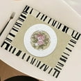 thumbnail image 5 of 4.6" Embroidered Fabric Coasters, Cloth Coasters for Ceramic Cup, Vintage Lace Embroidery Coasters for Tea, Soft Floral Doilies for Home, Wedding, Tabletop Photography Decoration (Beige), 5 of 6