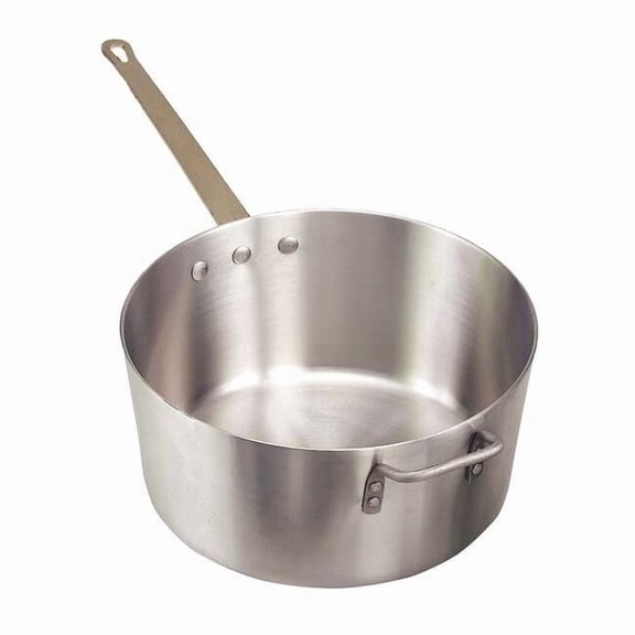 Crestware Sauce Pan,10 qt,Aluminum PAN10
