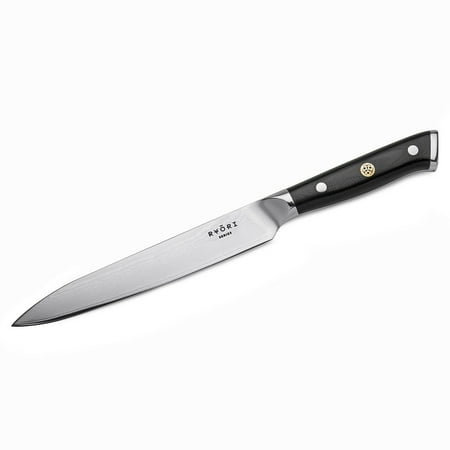 ChefWave 6" Utility Knife -Japanese Damascus Steel -Professional AUS-10 Blade - Premium G-10 Handle, Ryori Kitchen Knives Series