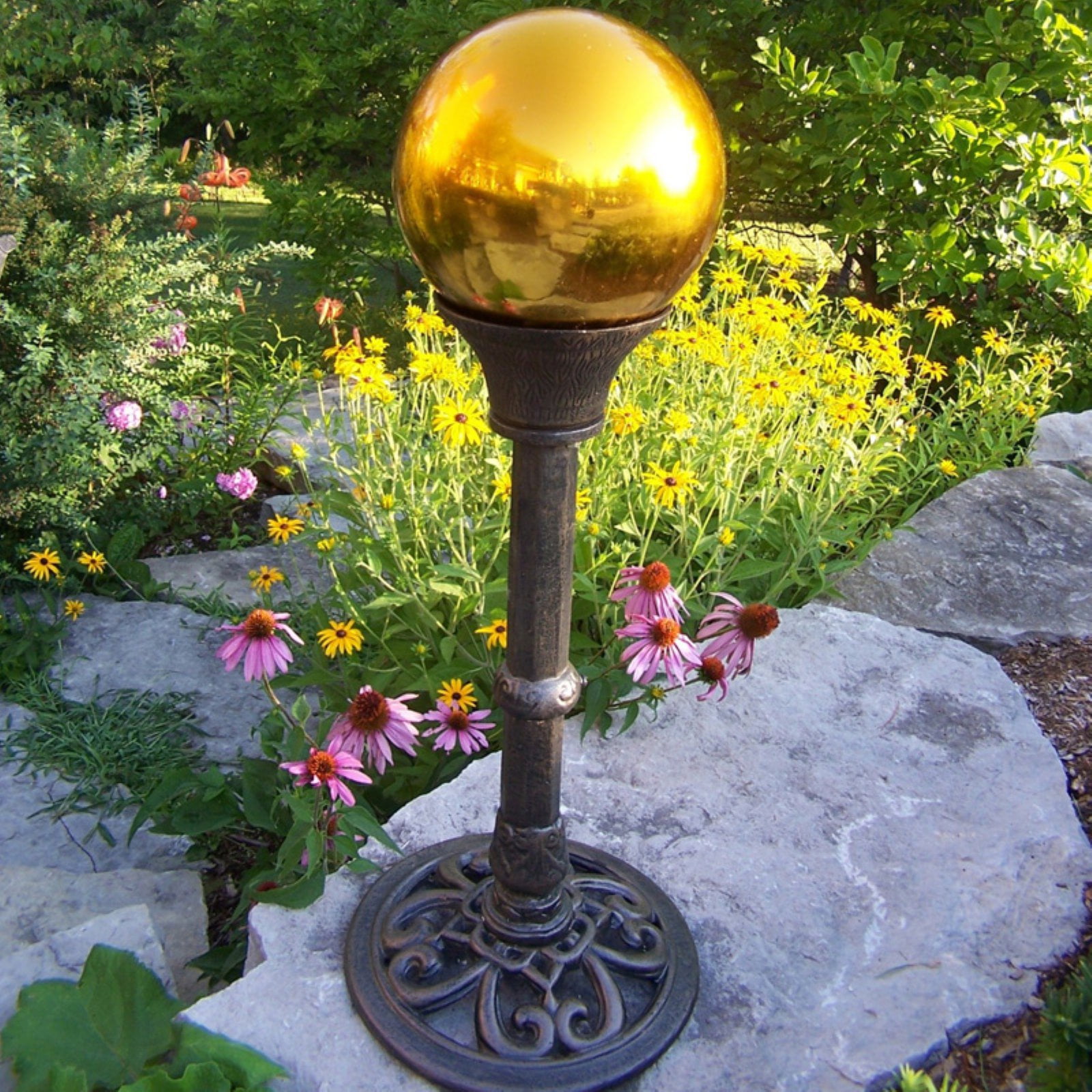Oakland Living Gazing Ball Gold