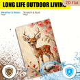 thumbnail image 6 of 8x12 Inches Vintage Deer Wall Art, Painterly Fawn with Cherry Blossoms on Tree Branch, Warm Cream Background, Romantic Cottage Core Decor for Living Room Bedroom, 6 of 7