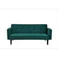 thumbnail image 3 of US Pride Furniture Campton 72'' Wide Velvet Tufted Back Convertible Sofa, 3 of 4
