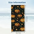 thumbnail image 2 of Heduofu Halloween Beach Towel Oversized, Funny Pumpkin Bath Towel for Bathroom, Halloween Bathroom Towels for Girls Boys, Absorbent Halloween Towels for Hotel, Halloween Towel Decor 30x60in, 2 of 8
