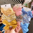 thumbnail image 1 of Aosijia 9 Pcs Hairpins Girls Bow Hair Clips Fabric Plaid Bangs Clip for Women Girl Teens Kids Babies Toddlers Yellow Pink Blue, 1 of 9