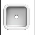 thumbnail image 2 of Nameeks 8306-No Hole Scarabeo 16" Ceramic Vessel Bathroom Sink - White, 2 of 3