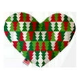 thumbnail image 6 of Christmas Pet and Dog Plush Heart or Bone Toy, "Classy Christmas Group" (Available in different sizes and 6 different patterns!), 6 of 9