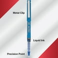 thumbnail image 6 of Pilot Precise V5 Roller Ball Pen, Extra Fine, Blue Ink, 12 Count, 6 of 8
