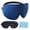 Blue, variant on 3D Sleep Eye Mask, Cooling Blackout Blindfold with Contoured Cups and 5 Pairs of Foam Earplugs, Black
