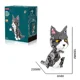 thumbnail image 4 of 1300 piezas de lindos dibujos animados de mascotas gato mini bloques de construcción ladrillos modelo diamante juguetes educativos niños niñas regalos, 4 of 4