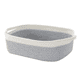 thumbnail image 3 of Cesta de almacenamiento rectangular de cuerda de algodón, cesta de almacenamiento de juguetes, cesta de almacenamiento de baño, C, 3 of 6