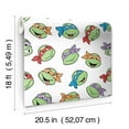 thumbnail image 5 of Teenage Mutant Ninja Turtles Character Faces Peel and Stick Wallpaper, 5 of 7