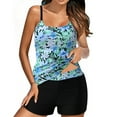 thumbnail image 1 of Eashery Womens Swimsuits Two Piece Printed Tankini Sets with Boyshort Womens Swimwear Tankini Sky Blue XL, 1 of 5