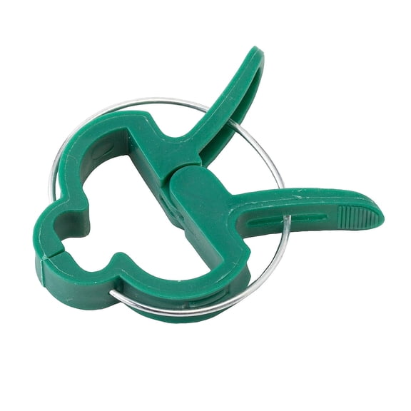 2 1/2" Bulk 48 Pc. Large Green Plastic Climbing Plant Clips