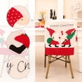 thumbnail image 2 of Naiovety Cubierta de silla de Navidad sin rostro anciano fiesta accesorios de boda estilo nórdico Antimacassar muebles funda suministros de Navidad Kits de decoración para fiestas Naiovety HA070655-00, 2 of 6
