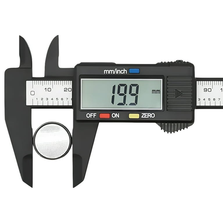 日本未入荷 Vernier Digital Caliper, Inch 0-6 Auto-Off, Metric, Plastic, VernierCalipers