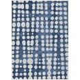 thumbnail image 2 of Addison Rugs Chantille Indoor/Outdoor Transitional Circles Navy Washable Rectangle Rug, 10' x 14', 2 of 6