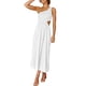thumbnail image 4 of SAYOO vestidos largos acampanados para mujer 2022, verano sin mangas de un hombro fruncido Color sólido recorte de una pieza SAYOO casual, 4 of 6
