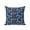 Navy, variant on 1 Pack Outdoor Throw Pillow, Black Coastal Waterproof Pillow with Insert Included, Nautical Whale Shell Starfish Ocean Decorative Accent Cushion Sofa Pillows for Patio Porch, 16 x 16 In