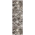 thumbnail image 2 of Addison Rugs Dream Shag Premium Machine Washable Transitional Herringbone Gray Runner Rug, 2'3" x 7'6", 2 of 8