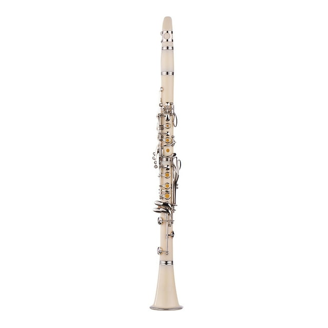 ABS 17-Key Clarinet Bb Flat with Carry Case Gloves Cleaning Cloth Mini Screwdriver Reed Case 10pcs Reeds Woodwind Instrument