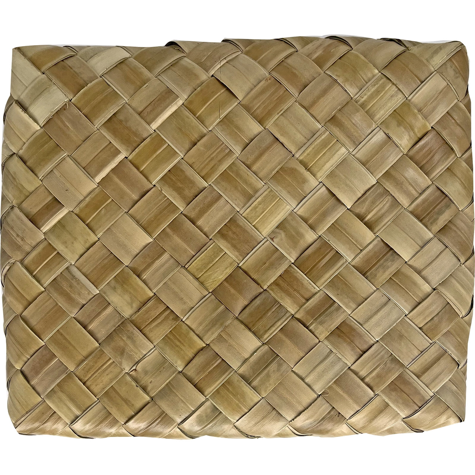 South Seas Native Treasures 4" x 10" x 12" Basket Lauhala, 1 Each