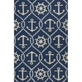 thumbnail image 1 of HomeRoots 353839 3 ft. 3 in. x 5 ft. 3 in. UV-Treated Polypropylene Navy Area Rug, 1 of 1