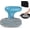 Blue, variant on Cast Iron Scrubber | Dish Scrub Brush | 316 Cleaner Chainmail Scrubber for Cast Iron Pan Skillet Cleaner - Dish Scouring Pad Dishwasher Safe Cleaning Kit, Black 02