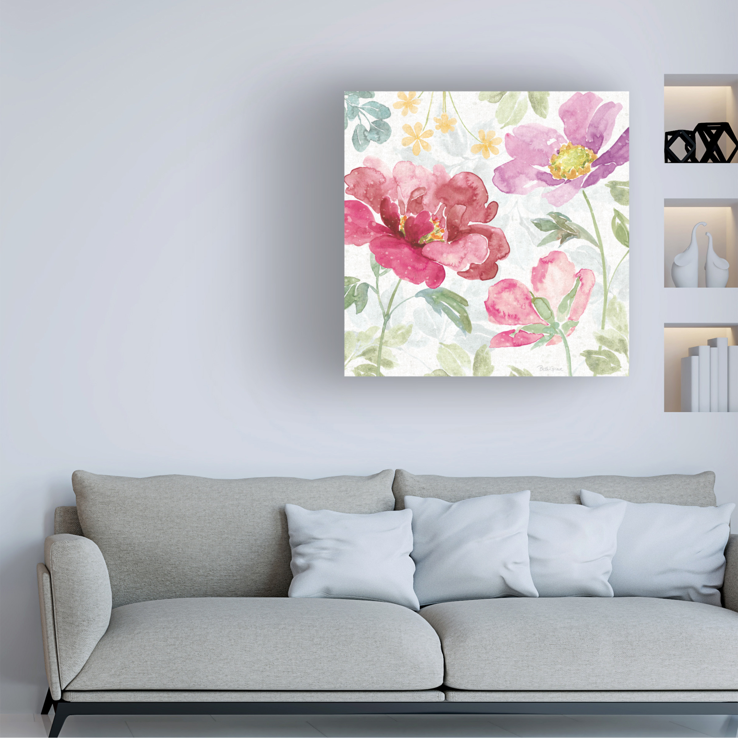Trademark Fine Art 'Springtime Bloom II' Canvas Art by Beth Grove