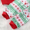 thumbnail image 5 of Newborn Baby Boys Girls My 1st Christmas Cotton Romper Tops Pants Hat Outfits, 5 of 6
