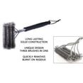thumbnail image 3 of 18-3 in 1 Metal Clip Grill Brush Provides Effortless 360° Cleaning for Weber Charcoal, Gas Grills, 3 of 5