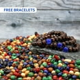thumbnail image 3 of Over 1500 Pcs  Wood Beads for Jewelry Making - Assorted Natural Wooden Bead Kit, 3 of 7