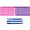 Hot Pink & Purple, variant on Loel 20pcs 22 Inch Heatless Spiral Hair Rollers, Magic Curl Styling Tools for Long Hair
