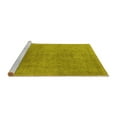 thumbnail image 2 of Ahgly Company Machine Washable Indoor Round Persian Yellow Bohemian Area Rugs, 4' Round, 2 of 4