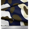 thumbnail image 3 of Soimoi Rayon Fabric Two Tone With White Camouflage Fabric Prints By Yard 42 Inch Wide, 3 of 3