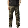 thumbnail image 2 of Mceream Pantalon Cargo Léger pour Homme, Randonnée en Plein Air, Pantalon de Travail, Jogging, Voyage, Chino avec Multiples Poches, Ropa Para Gimnasio de Hombre, Vert Armée, TG, 2 of 5