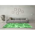 thumbnail image 3 of Ahgly Company Indoor Rectangle Abstract Emerald Green Modern Area Rugs, 2' x 4', 3 of 4