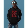 thumbnail image 2 of Vintage College Kansas Hoodie Men -Image by Shutterstock, Male 3X-Large, 2 of 4