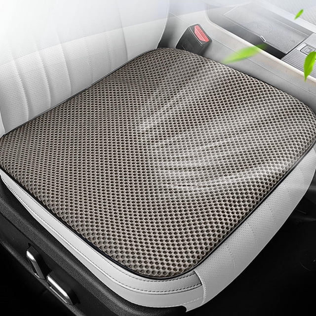 Cojín de asiento transpirable con ventilación para automóvil: experimente la máxima comodidad con nuestro cojín de asiento de automóvil suave y ventilado disponible para uso en la oficina y el