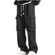 thumbnail image 2 of Pantalones largos para hombre, estilo casual, con cintura elástica y bolsillos, a la moda para exteriores, 2 of 6