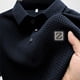 thumbnail image 4 of Camisa transpirable de corte ajustado para hombre - Informal/Trabajo/Deporte - Prenda básica de poliéster - Combina con vaqueros, S-XXL, 4 of 4