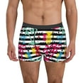 thumbnail image 2 of Bingfone Trendy Colorful Pineapples Men's Underwear - Casual Stretch Boxer Briefs-Medium, 2 of 7