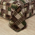 thumbnail image 3 of Jessy Home Bedding Cover Twin Size Microfiber Reversible Quilt Set Deer Bear 3 Piece Bed in a Bag Set, 3 of 8