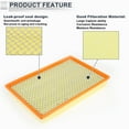 thumbnail image 4 of Unique Bargains Car Engine Air Filter No.68441763AA/53032404AA/53032404AB/53032404AC/68319604AA for Dodge for Ram 1500 Long life Filter Air Cleaner Element 1 Pcs, 4 of 7