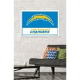 thumbnail image 2 of NFL Los Angeles Chargers - Logo 21 Wall Poster, 22.375" x 34", Framed, 2 of 3